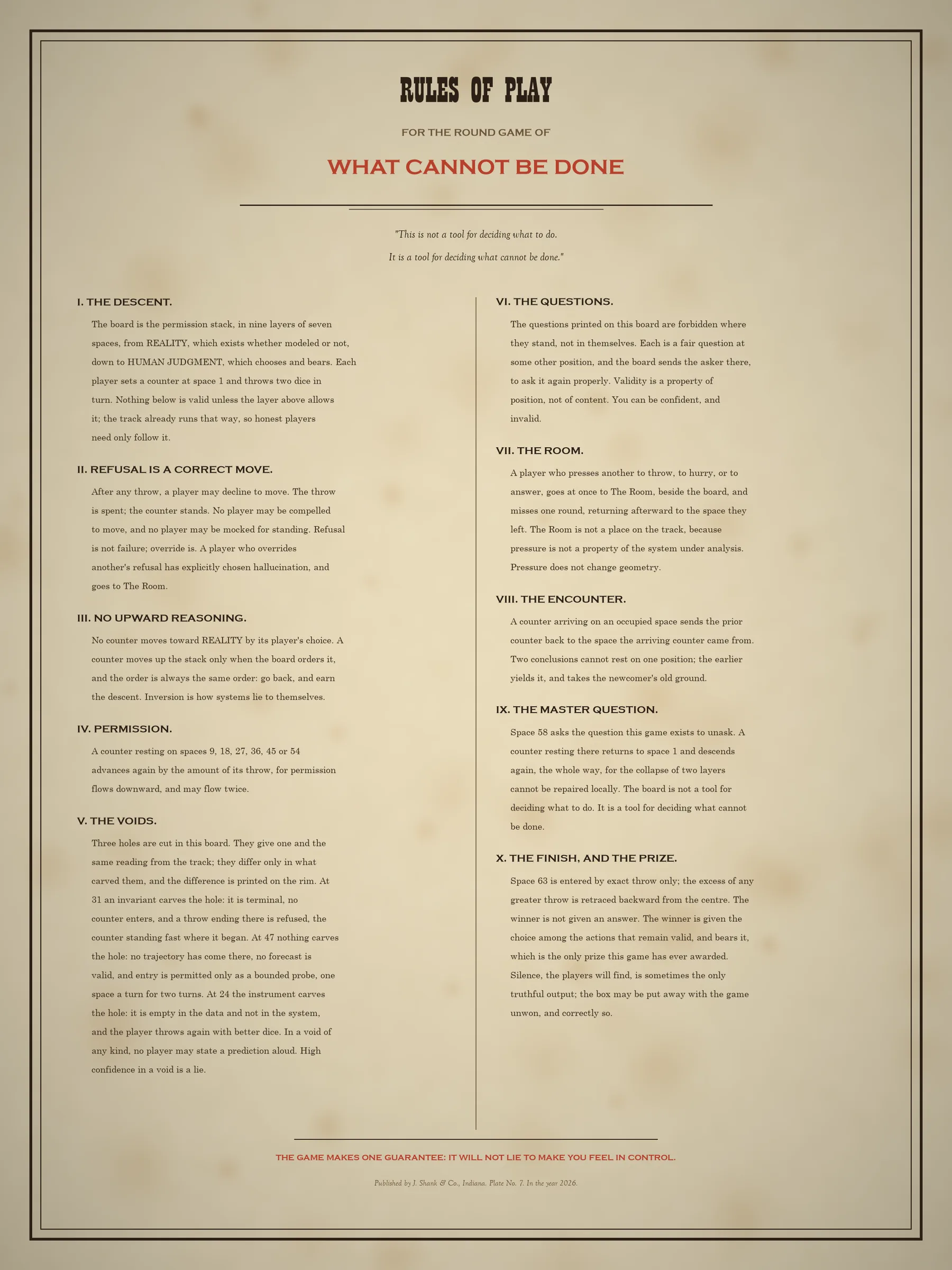 rules